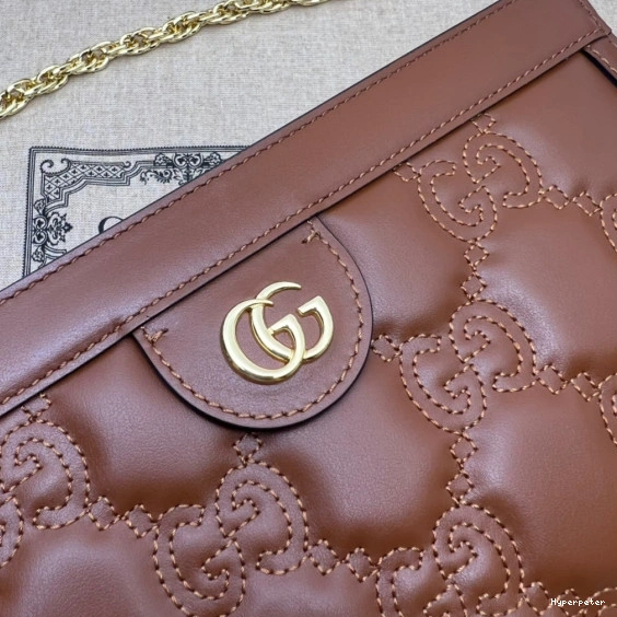 Hyperpeter GG shoulder bag leather GUCCI matelassé 0801